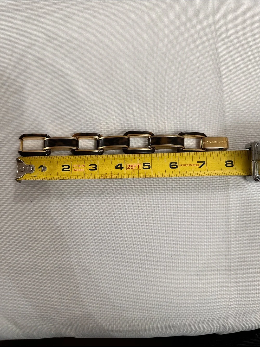 Michael Kors Gold and Tortoise Link Bracelet